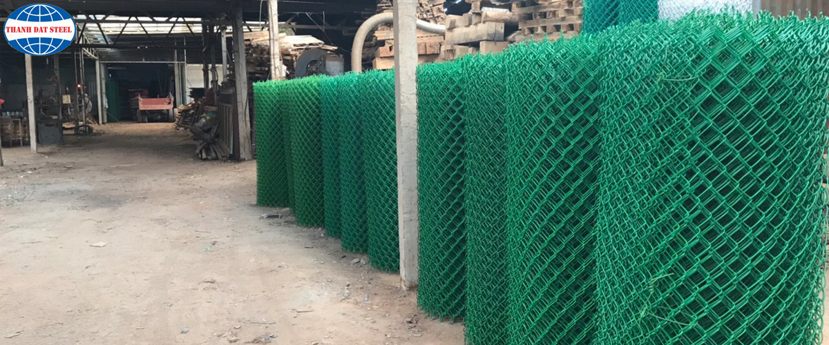 Sản phẩm lưới B40 bọc nhựa tại kho Lưới Thép Thành Đạt
