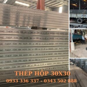 Thép hộp vuông 30x30