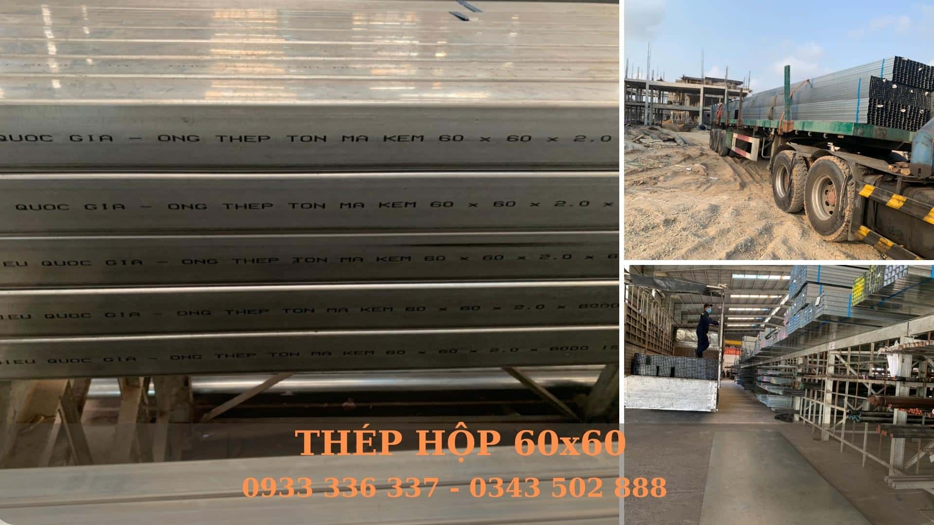 Thép hộp vuông 60x60