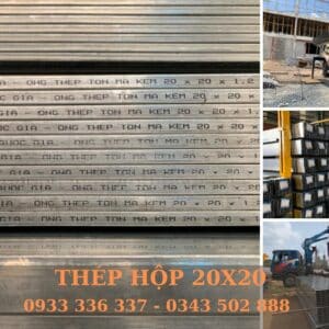 Thép hộp vuông 20x20