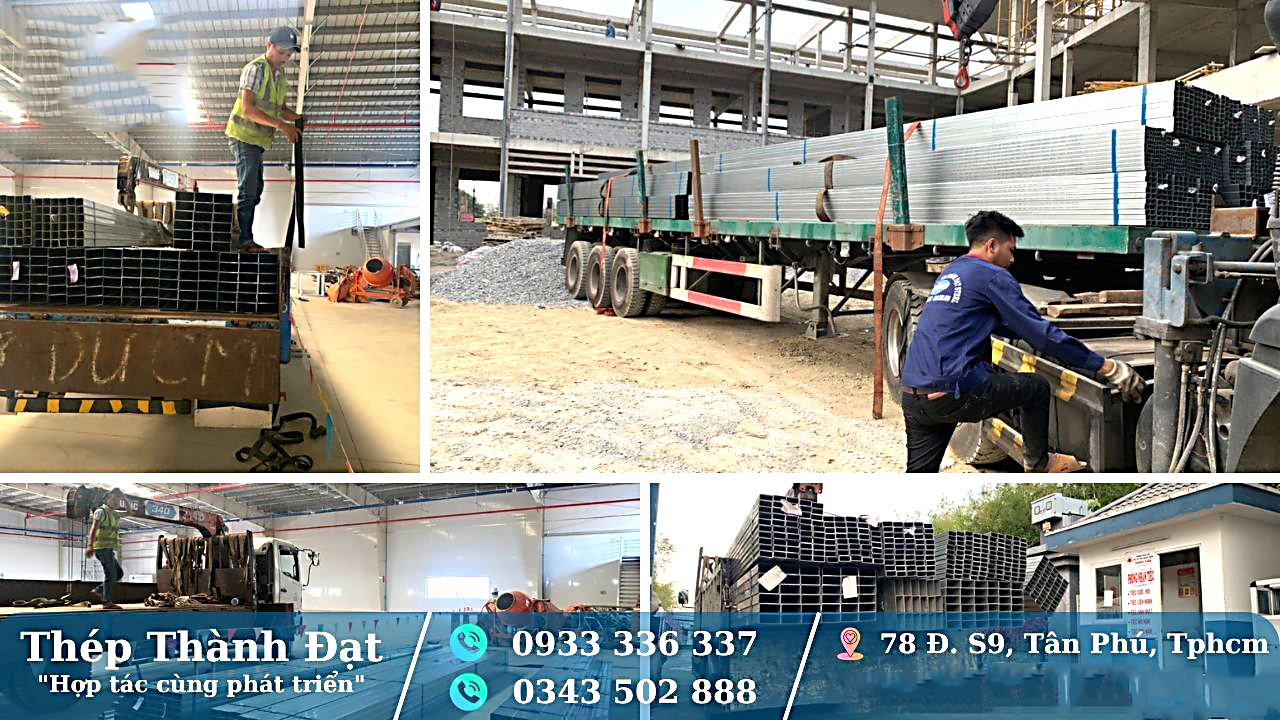 Đại lý phân phối thép hộp tại TpHCM