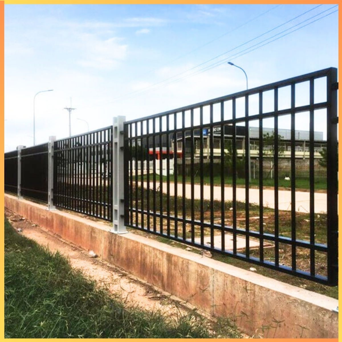 Hướng dẫn làm hàng rào bằng thép hộp